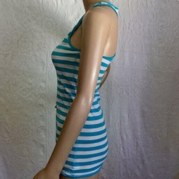 Pink by Victoria's Secret Striped Racerback Tank Top - Picture 3 of 16
